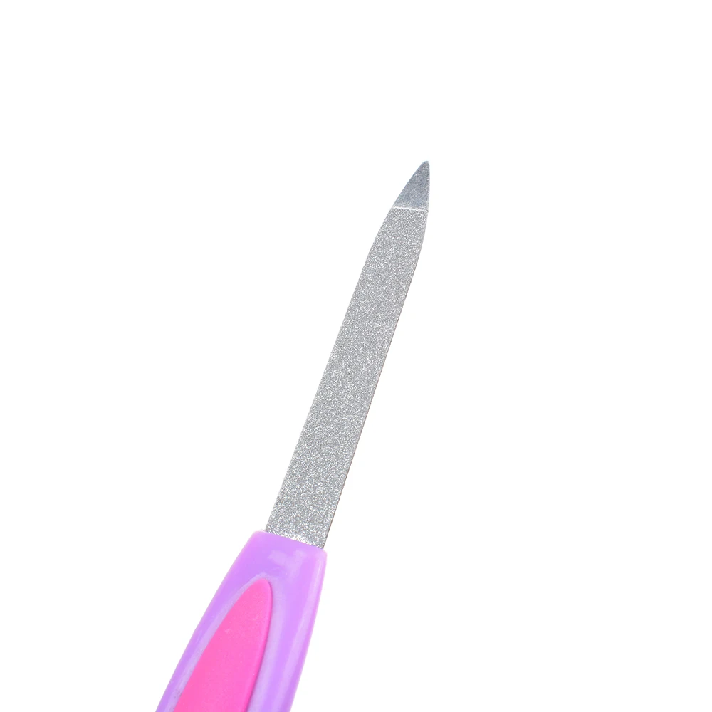 

Multi Use Stainless Steel Nail Art File Scrub Buffer Double Sides Pedicure Tools