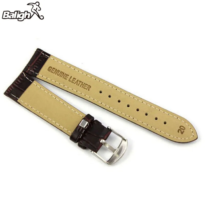 

leather strap Leather Strap Steel Buckle Wrist Watch Band Soft 18~24mm Unique PU