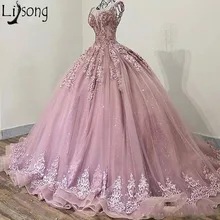 Элегантный Воротник Sheer Jewel вечернее платье бальное платье кружевное с аппликацией из бусин развертки поезд формальное платье винтажное выпускное платье горячая Распродажа