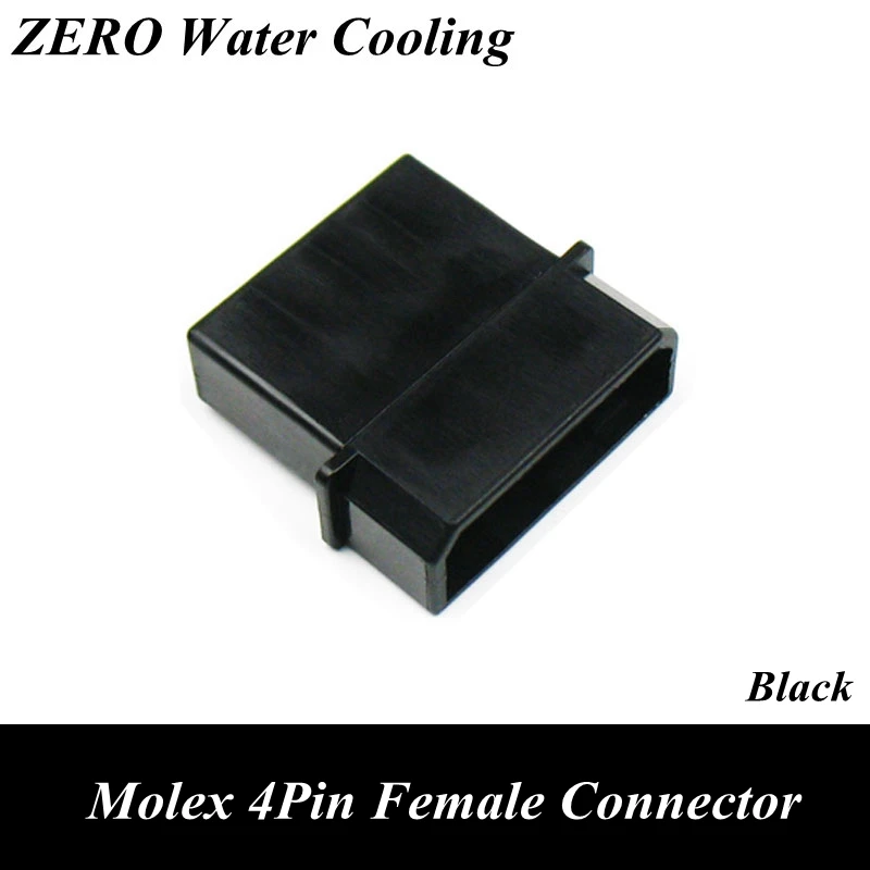 100 шт./лот черный разъем питания Molex 4Pin Female | Компьютеры и офис