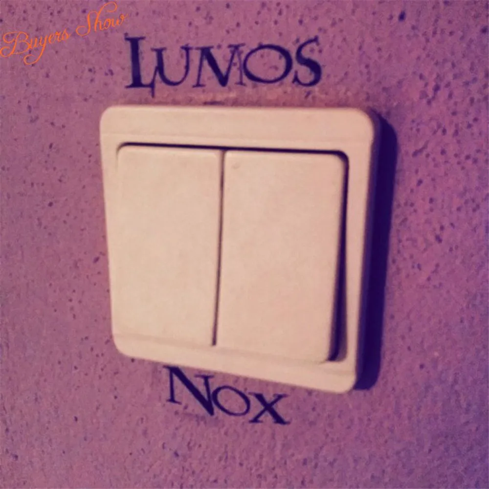 3 шт./компл. Lumos Nox свет Сменные наклейки креативный Переключатель стикер винил