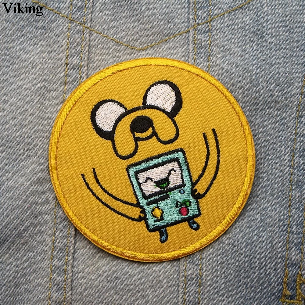 

Cartoon Adventure Sewing Patch Iron On Patches Embroidered Stripe On Backpack T-shirt Cute Sequin Applique Diy Badges G0073
