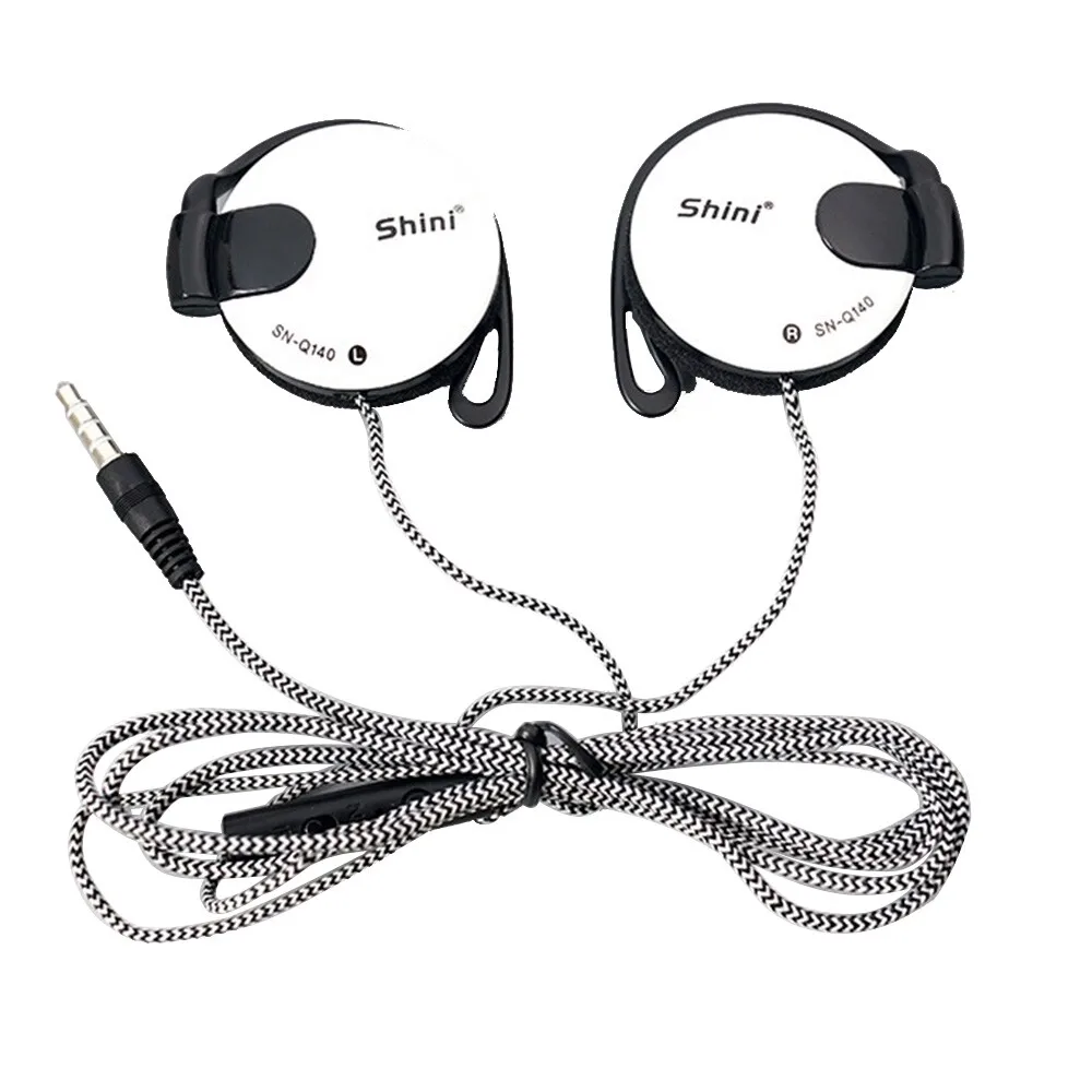 Проводные наушники с микрофоном и разъемом 3 5 мм универсальный подвесной тип