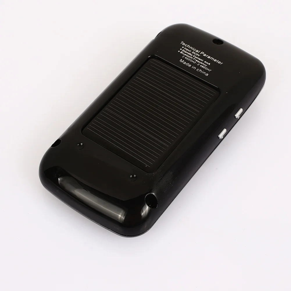 HEVXM Hands Free Bluetooth Car Kit Solar Two Phone Connected The Automatic Answer Powered Wireless Speaker | Автомобили и