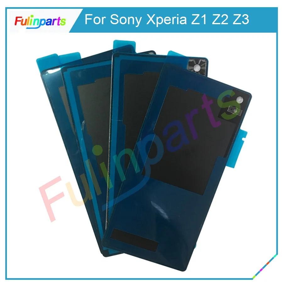 Для Sony Xperia Z1 Z2 Z3 Корпус задняя крышка батареи с адхенсивной наклейкой запасные