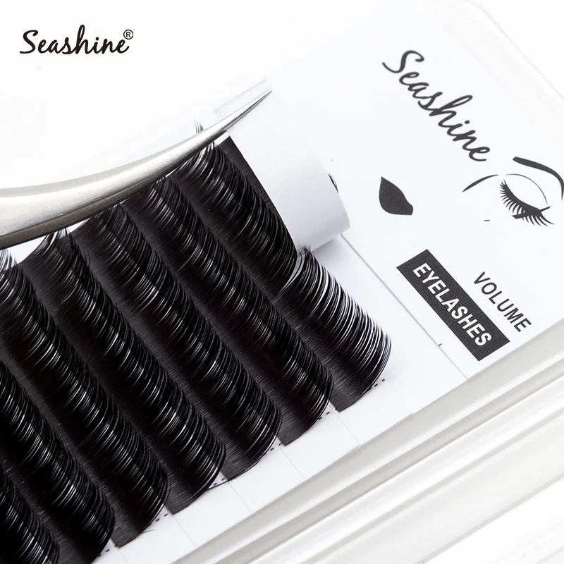 

Flat Lashes Matte Individual Best Eyelash Extensions Silk Faux Mink Super Soft Ellipse Lash Extension free Shipping