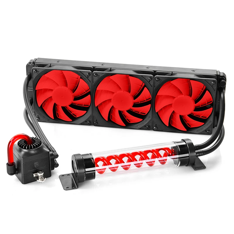 Корпус DEEPCOOL для компьютера с водяным охлаждением и встроенным ATX + радиатор
