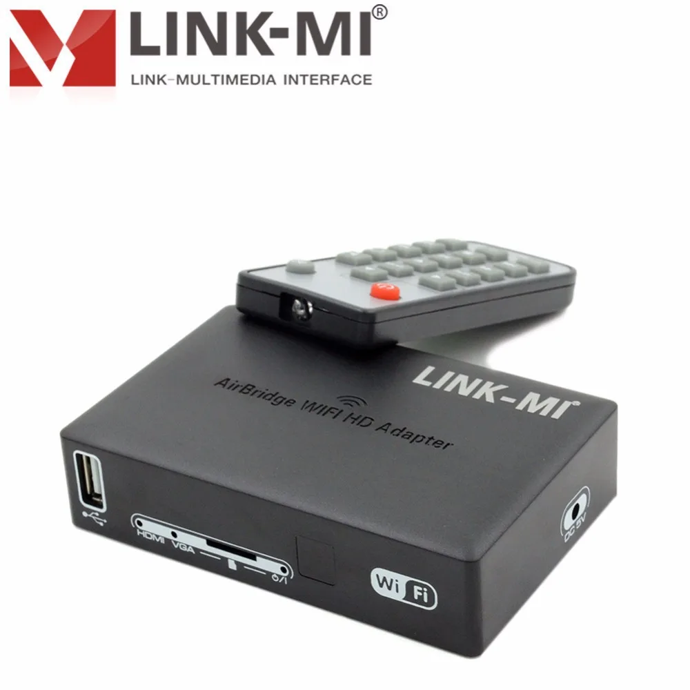 LINK MI LM wifi H01 Беспроводная передача DLNA/Miracast подключение USB HDMI VGA Airbridge HD адаптер с SD