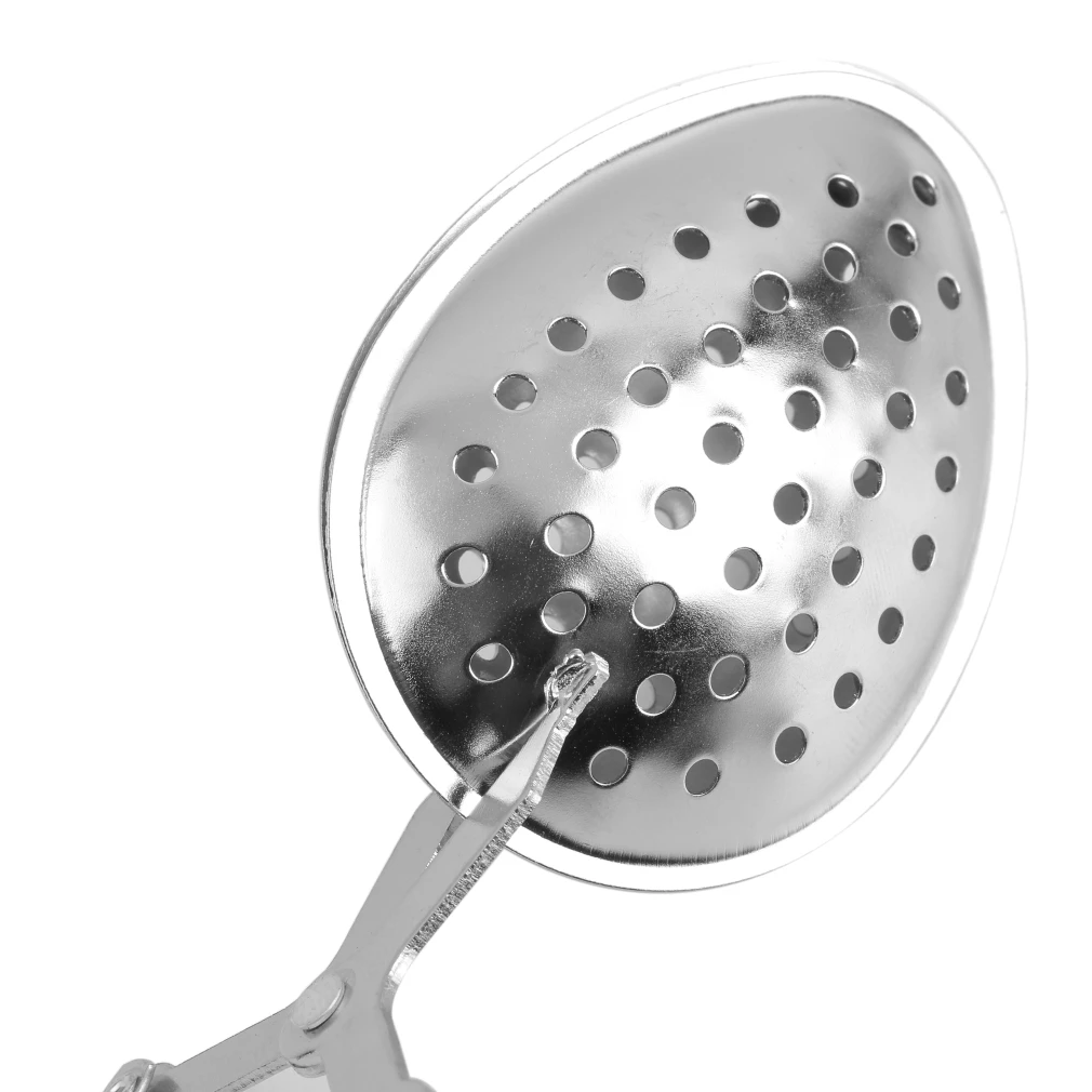 1 шт. Творческий Нержавеющая сталь ложка Чай мяч травы сетки Infuser фильтр Сожмите