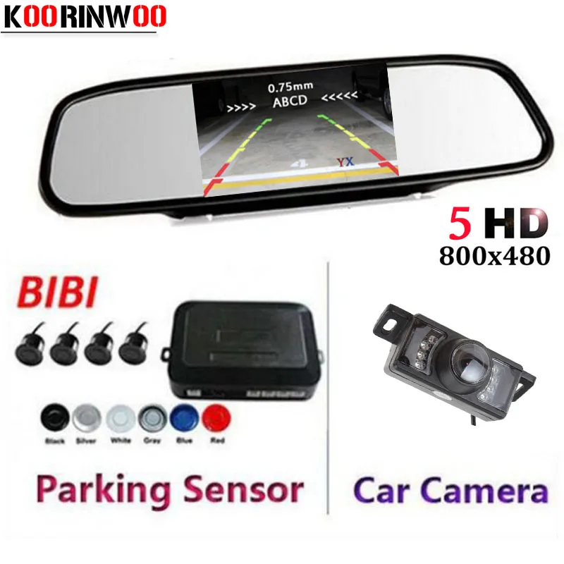 Парктроник Koorinwoo с двухъядерным процессором Автомобильная камера заднего вида