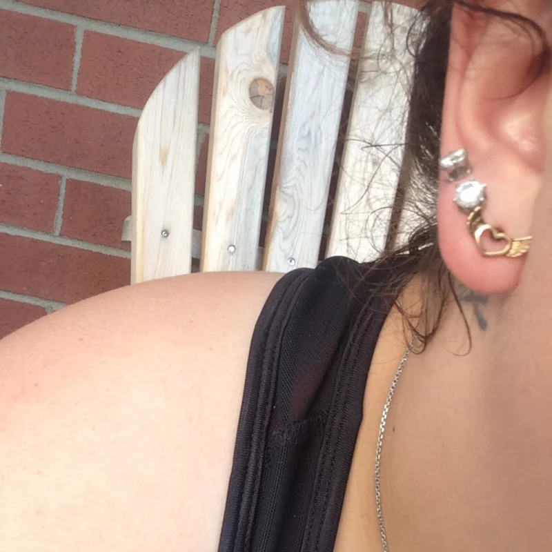 Одноразовый пирсинг серьги гвоздики пистолет из хирургической стали с