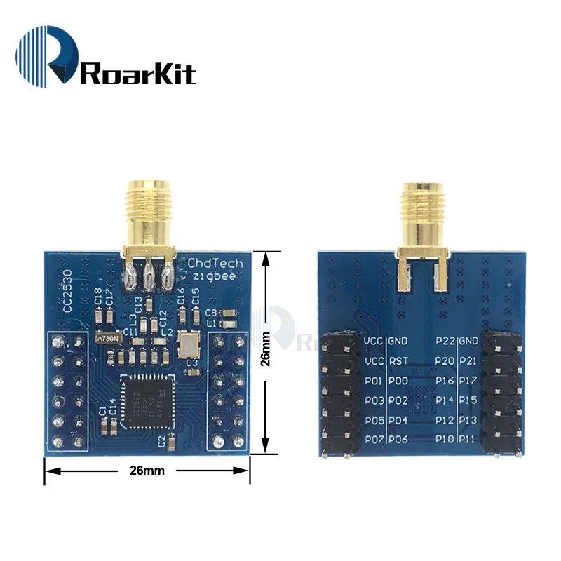 CC2530 Zigbee модуль UART Беспроводная основная плата макетная CC2530F256 последовательный
