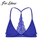 Мужское нижнее белье Sissy, экзотические бюстгальтеры, прозрачный кружевной y-образный треугольник без косточек, бюстгальтер без косточек