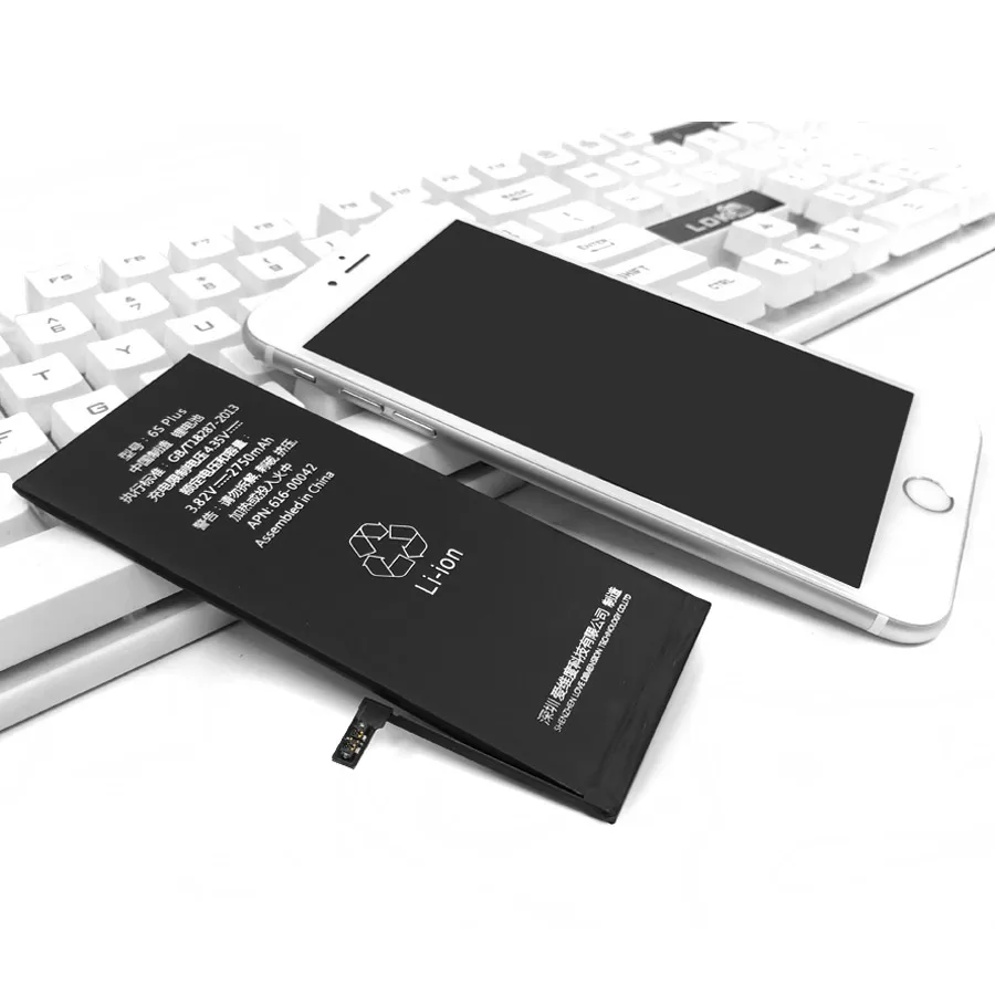 Новинка 2019 100% оригинал KHP батарея для телефона iPhone 6S плюс емкость 2750 мАч ремонтные