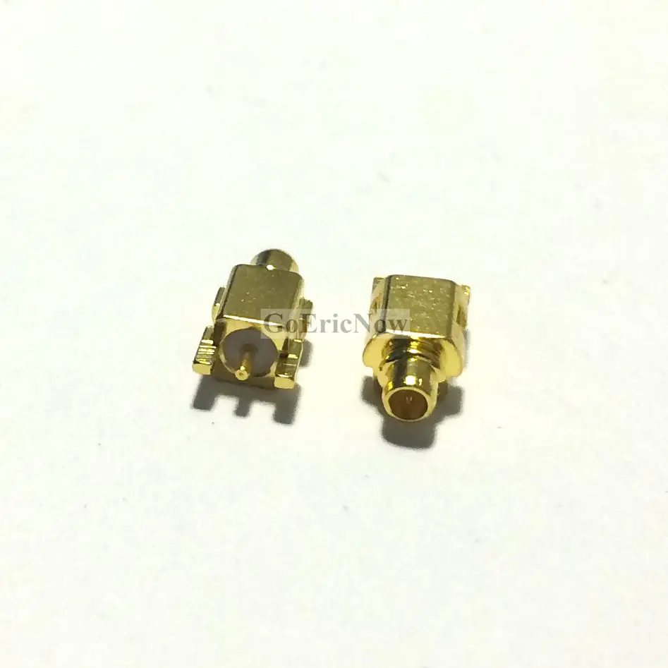 5 шт. RF коаксиальный золотое покрытие 3 Pin MMCX Мужской Разъем печатного монтажа