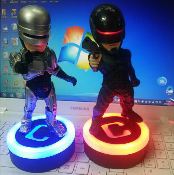20 см робокоп Мерфи con la luce del led Фигурки ПВХ brinquedos Коллекция Цифры Игрушки scatola др.