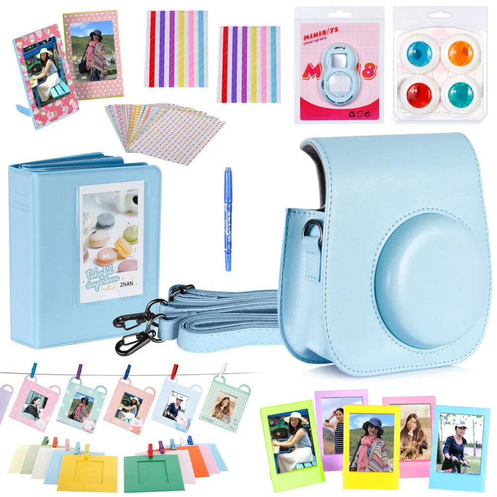 Набор пряди для камеры Neewer 10 в 1 Fujifilm Instax Mini 8/8s включая альбом объектив селфи