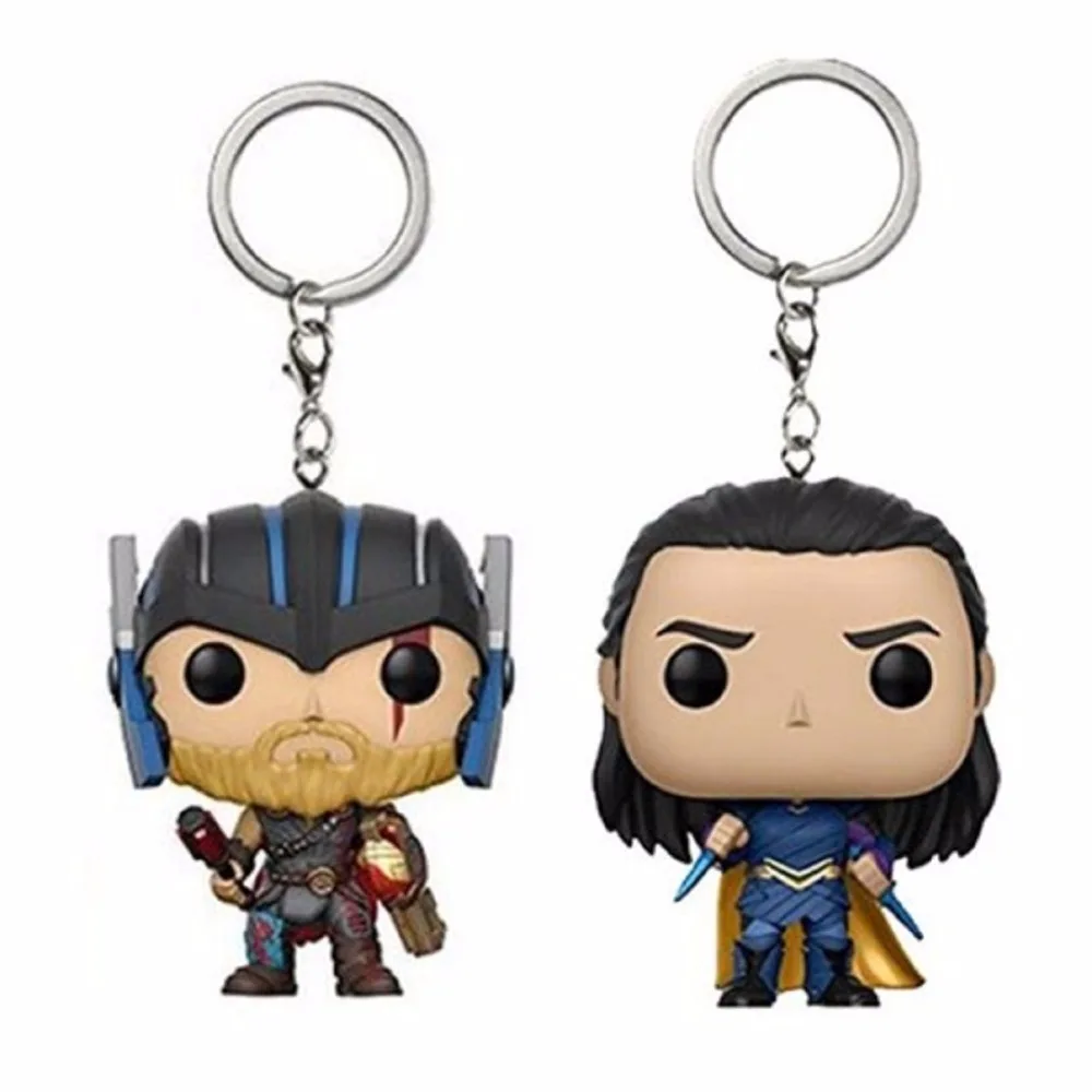 FUNKO POP Marvel Мстители Бесконечность войны Локи Тор куклы брелок модель игрушки для