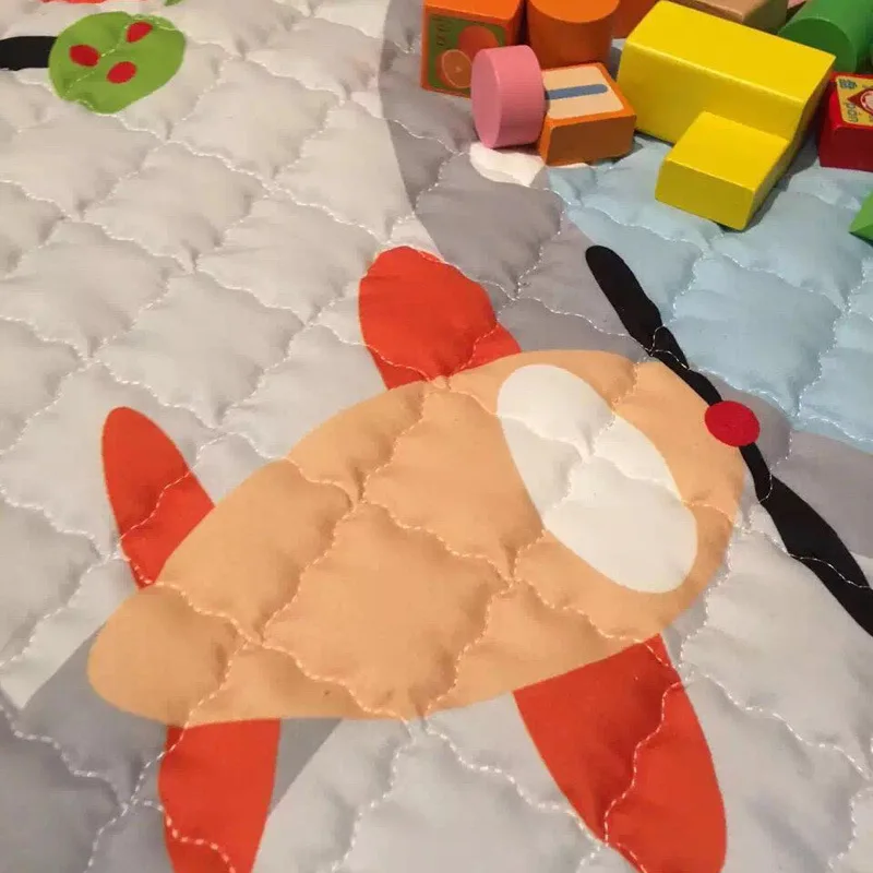 150cm Portable Kids Toy Storage Bag Cartoon Baby Play Mat Toys Organizer Drawstring Pouch Fashion Practical Storage Bags Gift