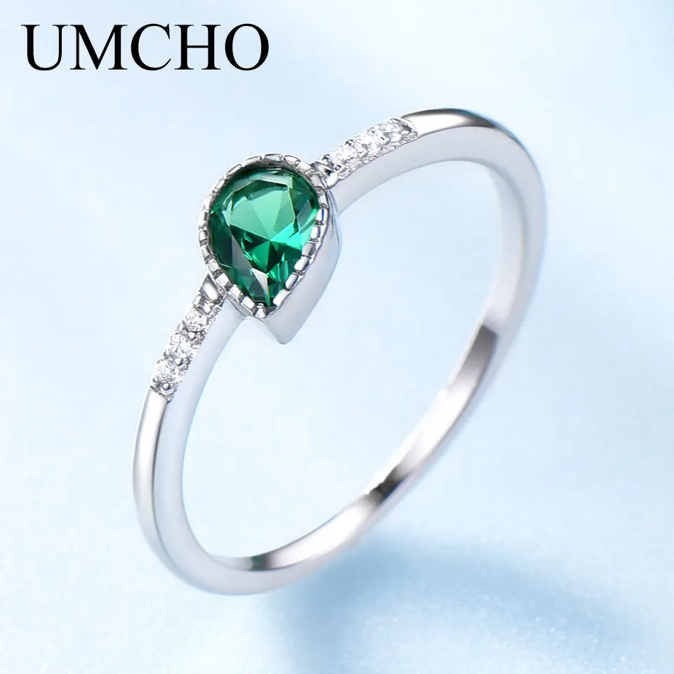 Женское Обручальное Кольцо UMCHO обручальное кольцо из серебра 925 пробы с