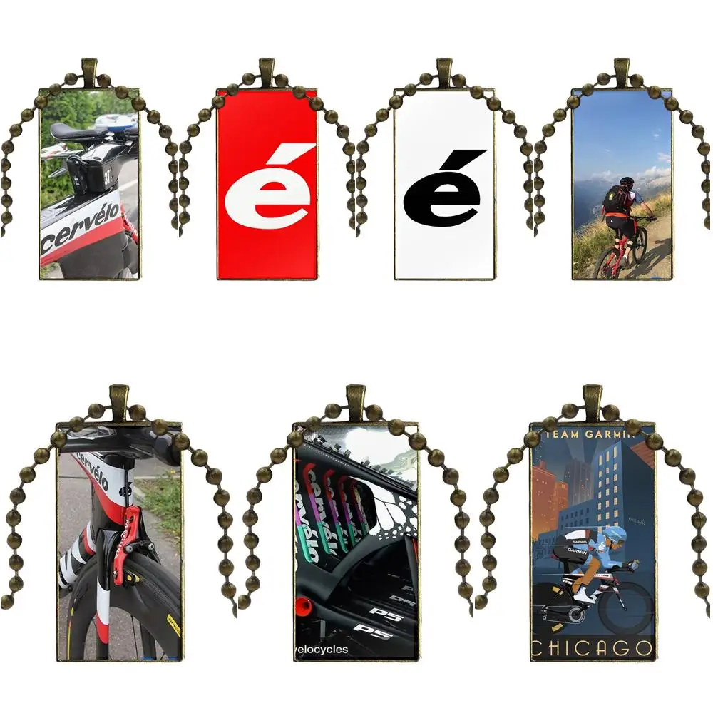 Для Cervelo велосипедная команда Велосипедное Стекло Колье с кабошоном подвеска
