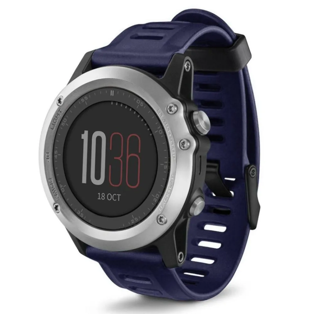 Спортивный силиконовый ремешок для часов Garmin Fenix 3 3HR сменный наручных 5X 5x Plus