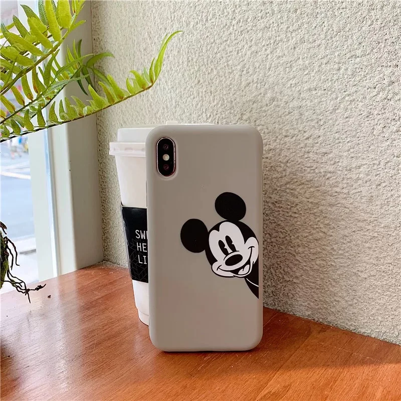 Cartoon Mouse Matte Phone Cases For Huawei P20 P30 Pro Mate10 Mate20 Nova3 Nova4 P10 Soft TPU Cute Case Cover Fundas Capa |