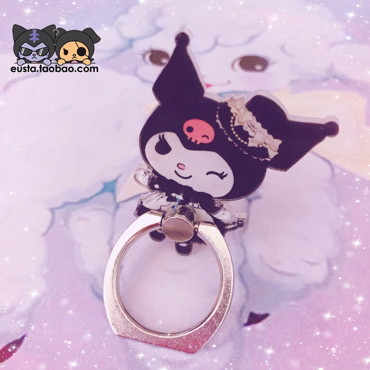 kuromi 1 шт. милый мультяшный держатель для телефона MyMelody Kuromi, аксессуары для кукол - Цвет: kuromi