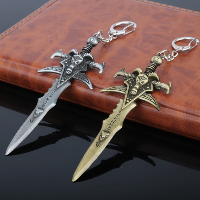 Популярная Игровая серия World of Key Ring Ретро металлическая фотоподвеска
