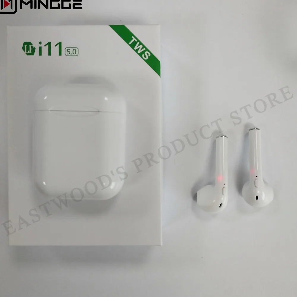 Оригинальные беспроводные наушники i11-TWS Twins Mini Bluetooth V5.0, стереогарнитура, наушники для всех видов смартфонов