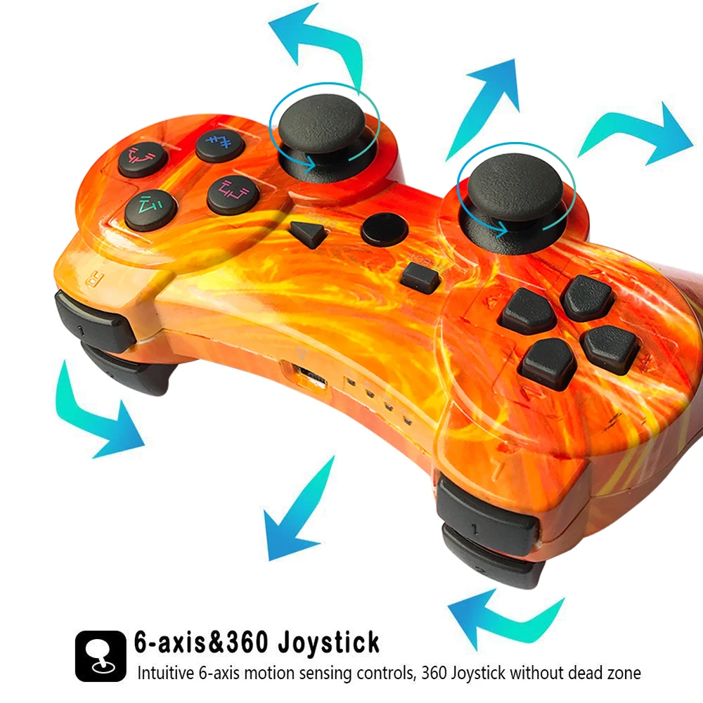 Беспроводной Bluetooth геймпад K ISHAKO для PS3 контроллер Playstation3 двойной шок игровой