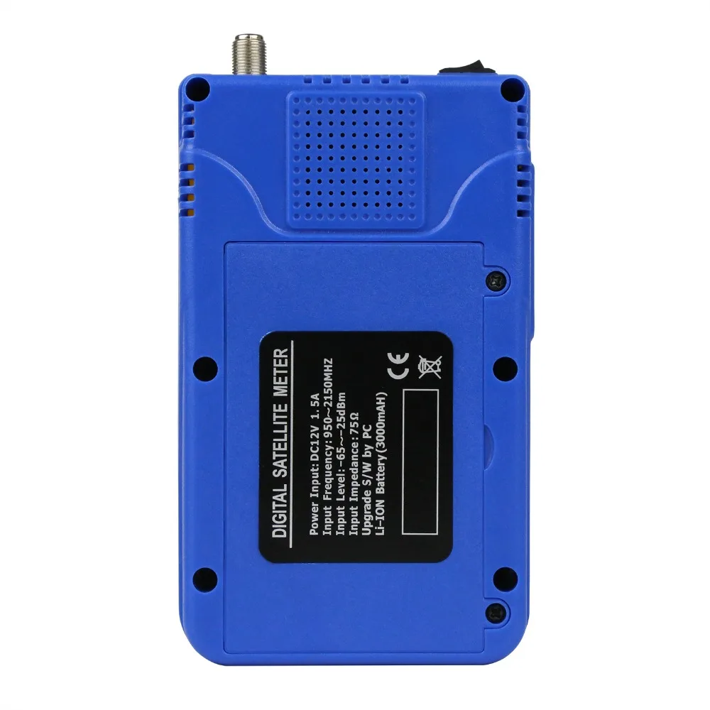 Dmyco lnb Satlink DVB S/S2 ЖК дисплей Цифровой спутниковый Finder метр с 3 5 дюймов Экран Дисплей