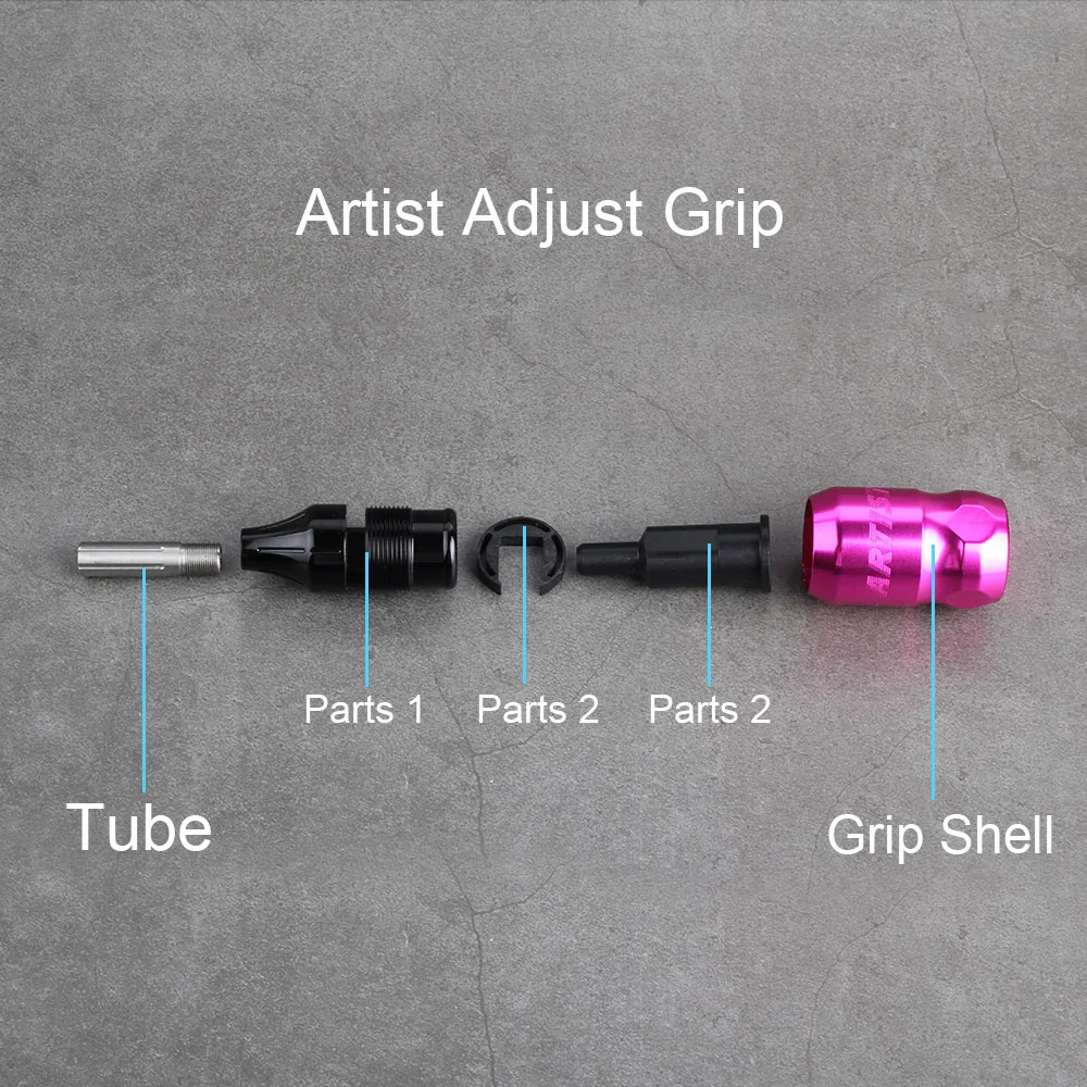 TIAN CI 25mm Aluminum Alloy Grip Tube Hawk Needle Cartridge Tattoo For Cartridges Needles | Красота и здоровье