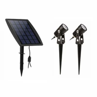 3w led landscape solar lamp waterproof outdoor solar spotlight for backyard driveway patio gardens lawn