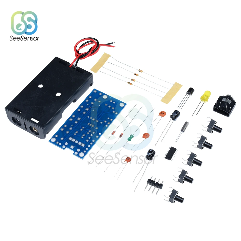 Беспроводной Стерео FM радиоприемник модуль PCB DIY электронные наборы 76 МГц 108