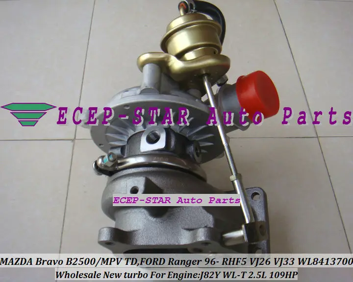Турбина Turbo RHF5 VJ26 VJ33 WL84 VA430089 для Ford Ranger Double Cab MAZDA Bravo B2500 MPV WL T J97A J82Y 2 5 л бесплатная