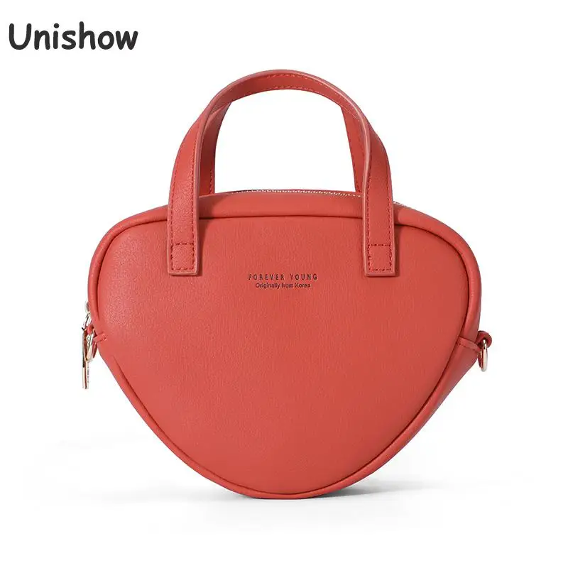 

Fashion Heart Women Shoulder Bag Mini Lady Crossbody Bags Luxury Brand Designer Pu Leather Women Handbag Small Lady Tote Bags