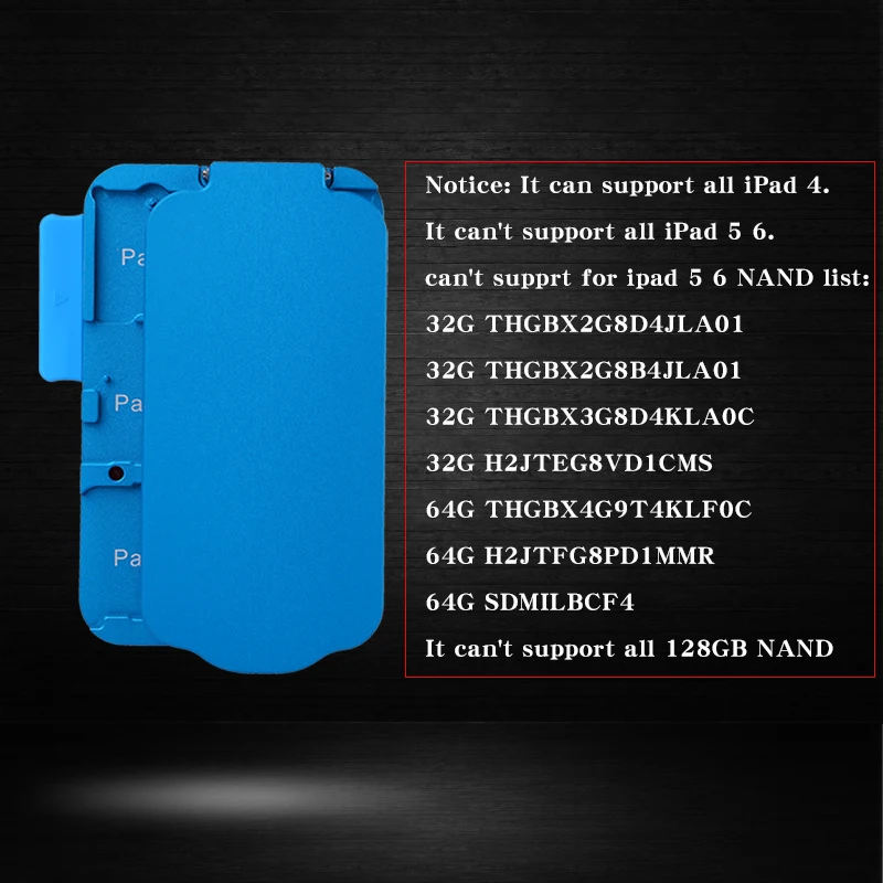Программист JC Pro1000S не удаляет HDD NAND адаптер для чтения и записи SN iPad 4 5 6 Air 1 2 iCloud