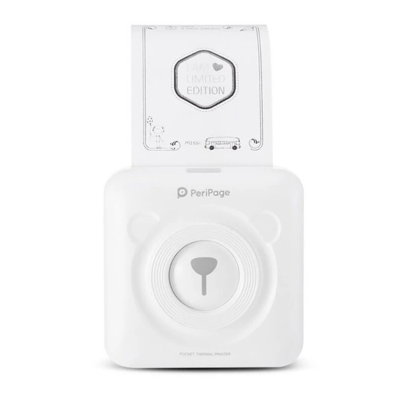 PerPage AR фото мини принтер 58 мм портативный тепловой Bluetooth беспроводной принтеры для Android IOS Телефон может печатать видео