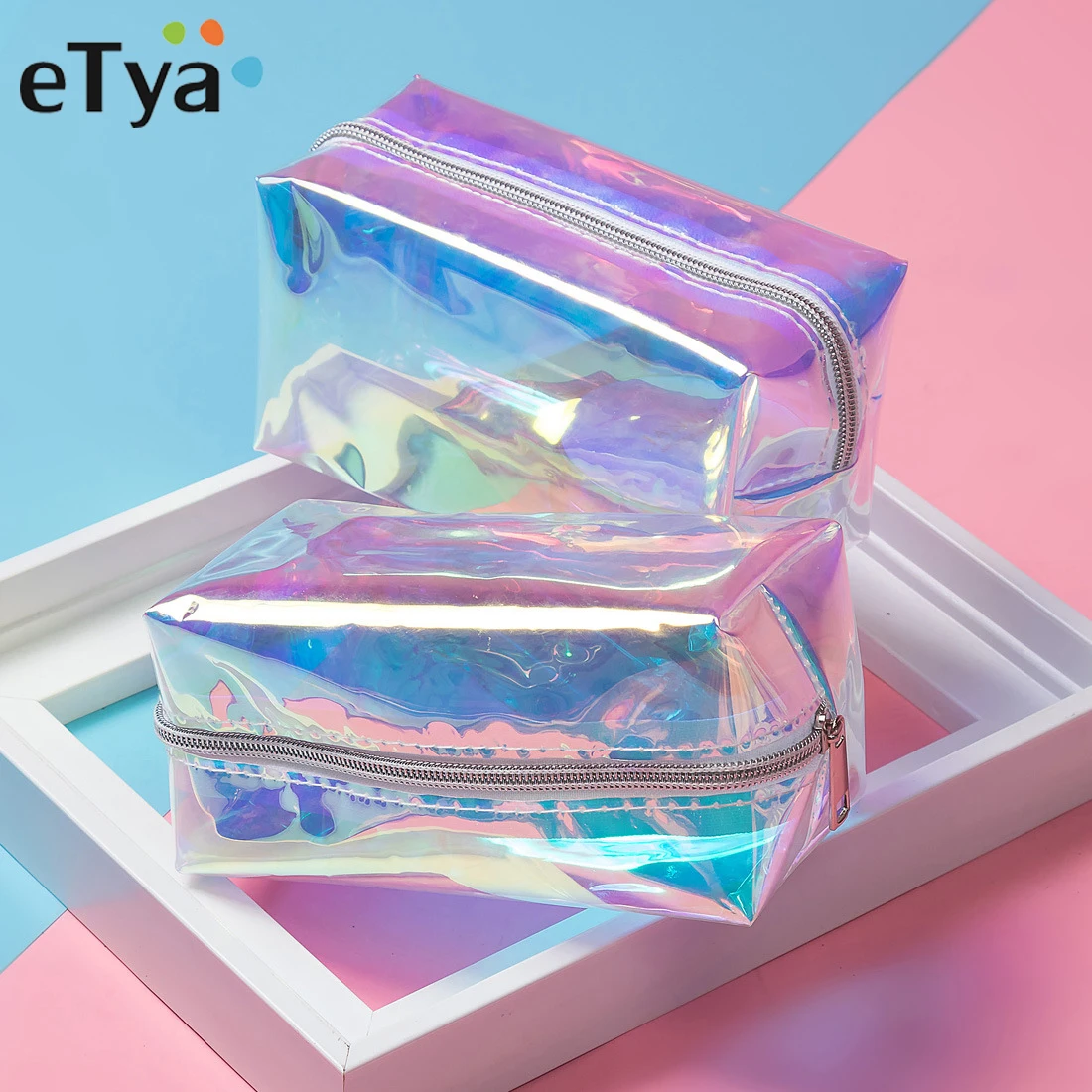 Женская дорожная косметичка прозрачная Водонепроницаемая из ПВХ женский