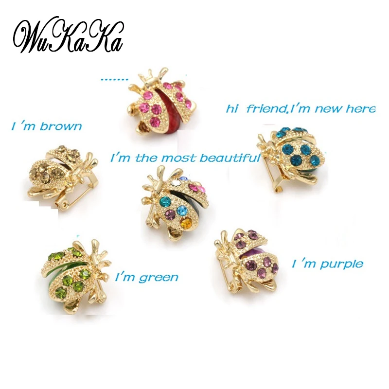 Мужская брошь в виде насекомых 6 цветов | Украшения и аксессуары
