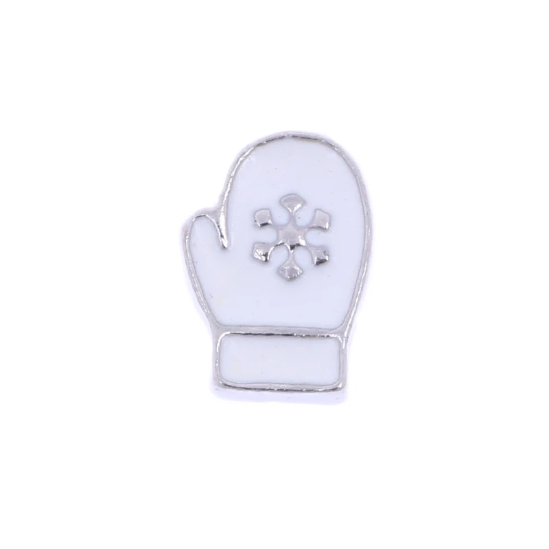 Рождественские плавающие брелоки варежки амулеты подходят для повседневной