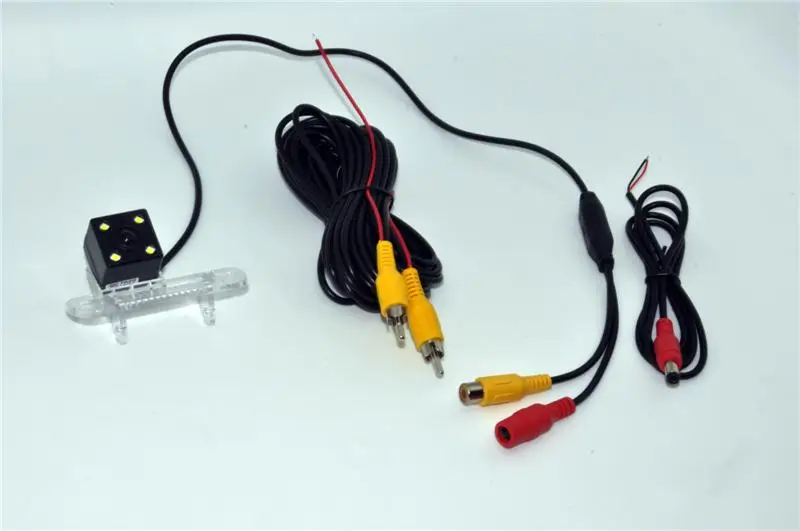 4LED Автомобильная резервная камера заднего вида CCD реверсивная парковочная для Benz