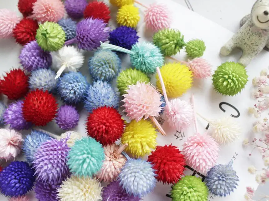 100 шт сушеная Сохраненная цветок Gomphrena Globosa L для свадебной вечеринки украшения