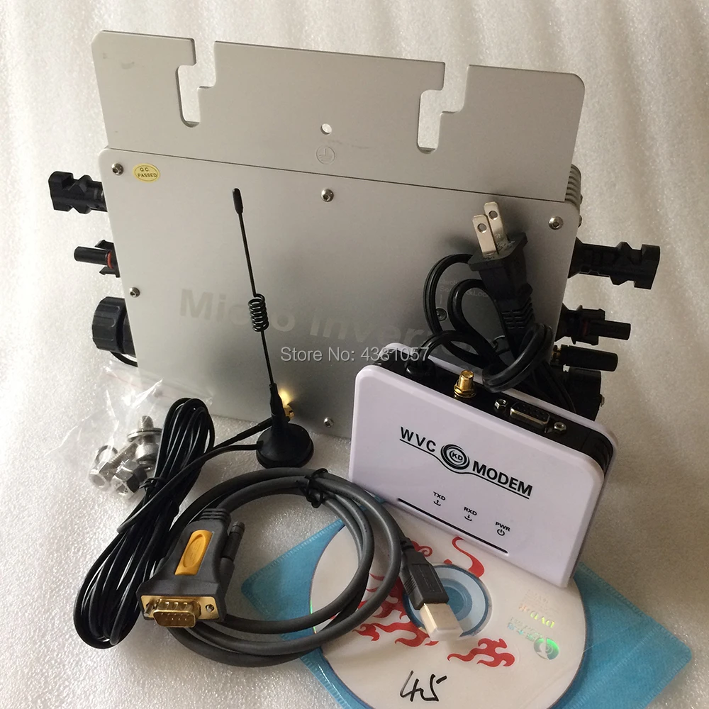 Модем wvc & 600W солнечный grid tie Инвертор 22 50VDC к AC110V/230V MPPT водонепроницаемый чистая