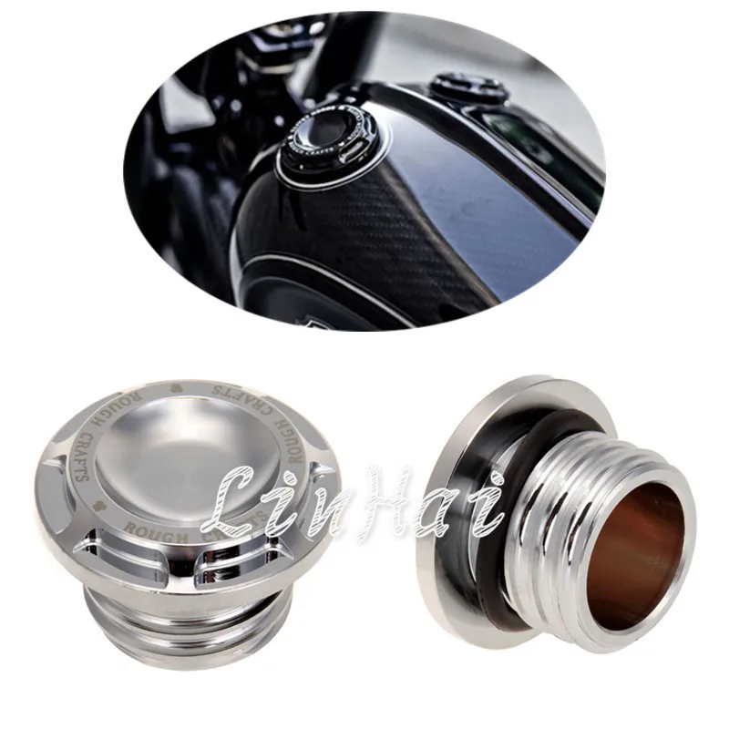 Мотоциклетная хромированная алюминиевая шероховатая крышка с ЧПУ для