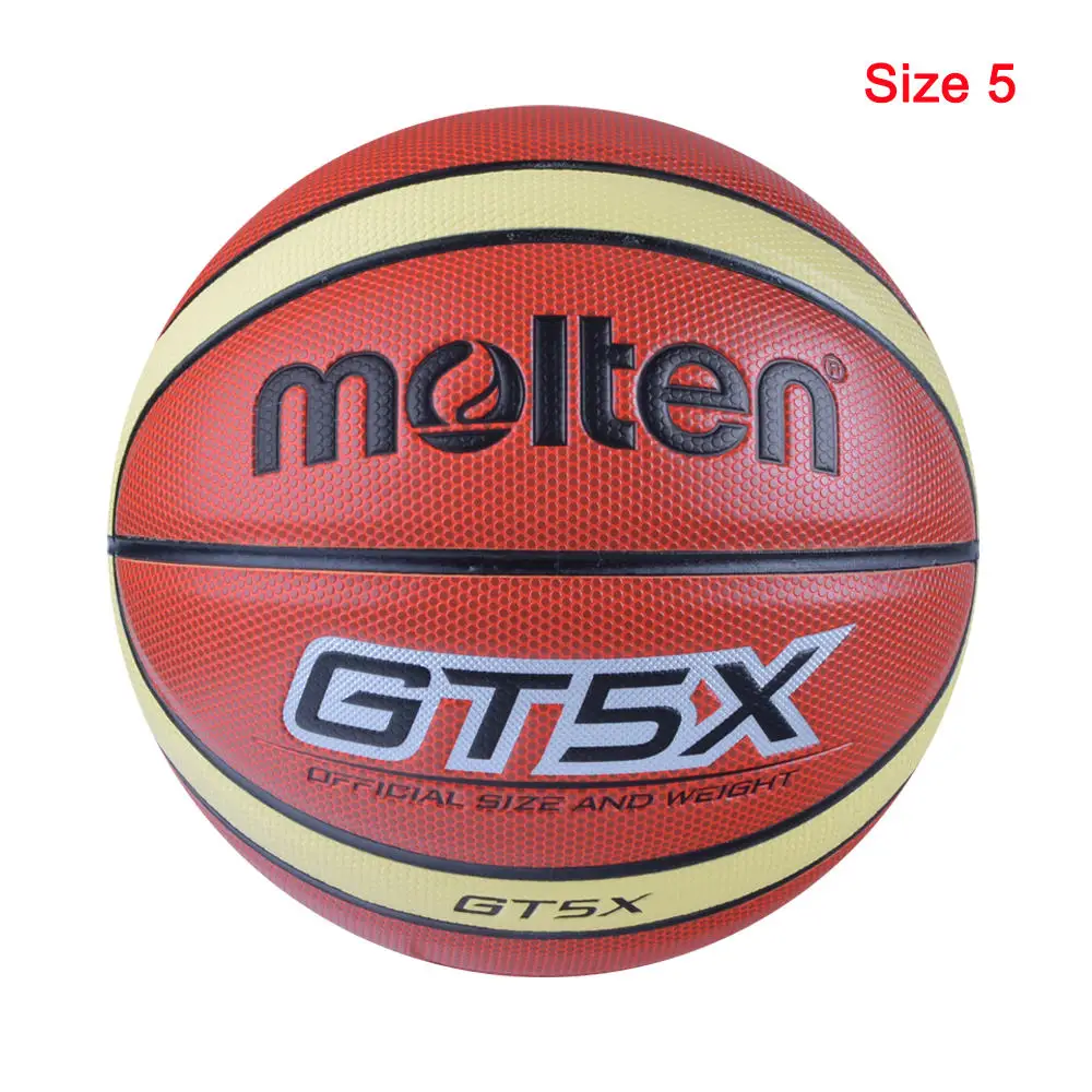 BGT5X-Size 5 Литой свисток профессиональный баскетбольный мяч Размеры 7/6/5 с бесплатный подарок ребенку Для женщин спортивной подготовки в форме баскетбольного мяча baloncesto - Цвет: BGT5X-Size 5