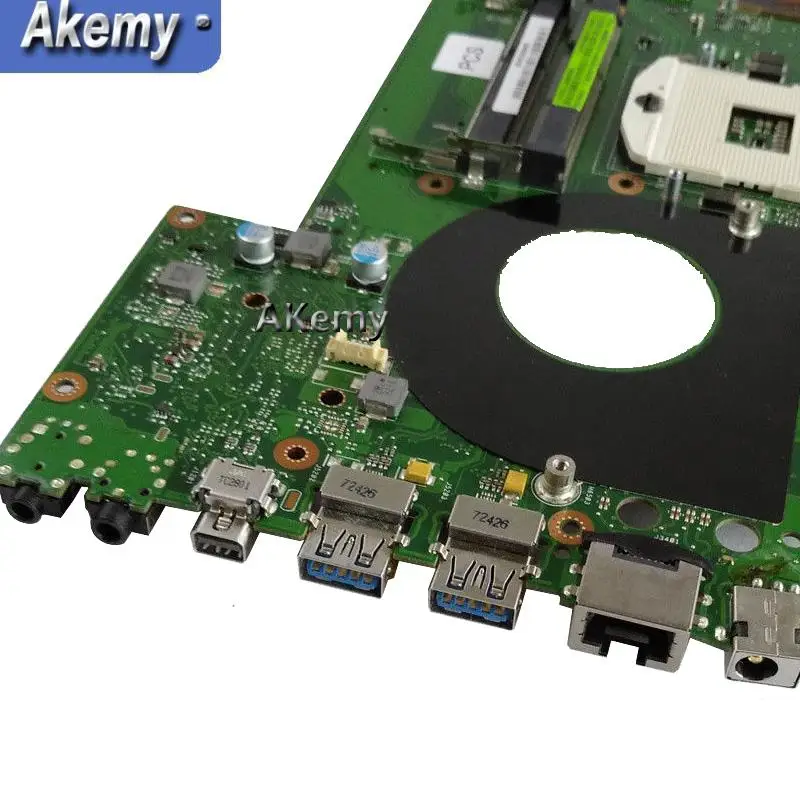Akemy G46VW MAIN_BD.OM/QC/AS GTX660M 2 Гб материнская плата REV 2,2 для Asus G46V G46VW материнская плата для ноутбука 60-NMMMB1100-E02 протестирована