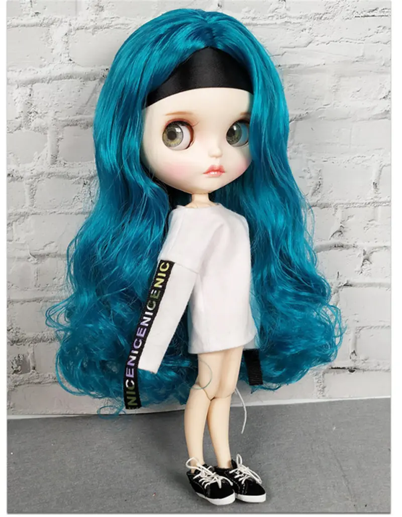 Новый список мини 30 см Мода 1/6 Blyth кукла с длинными вьющимися волосами и модная