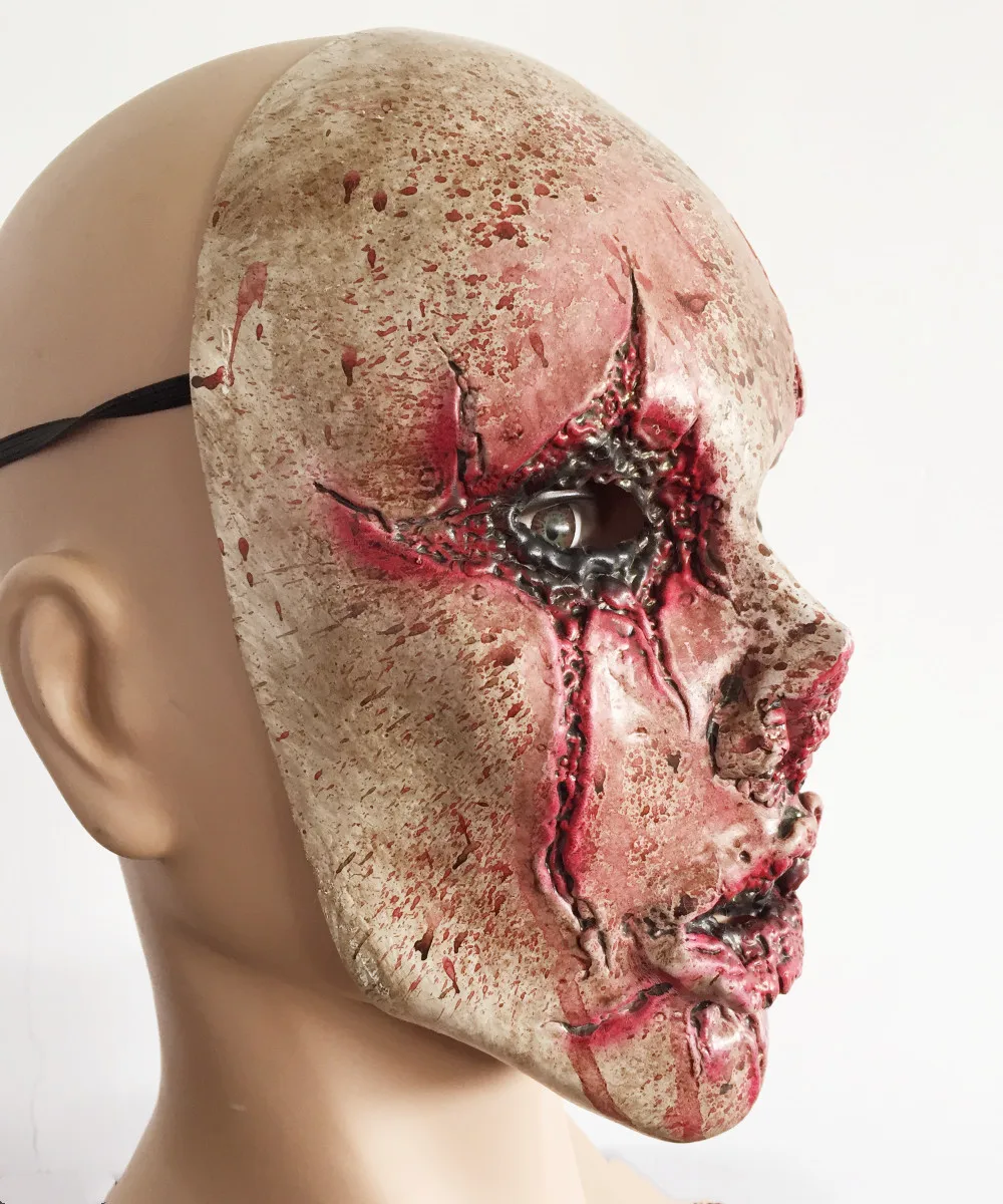 Страшная маска Realista Horror erotica Blood Zombie Anonymous латекс мягкий череп украшение для